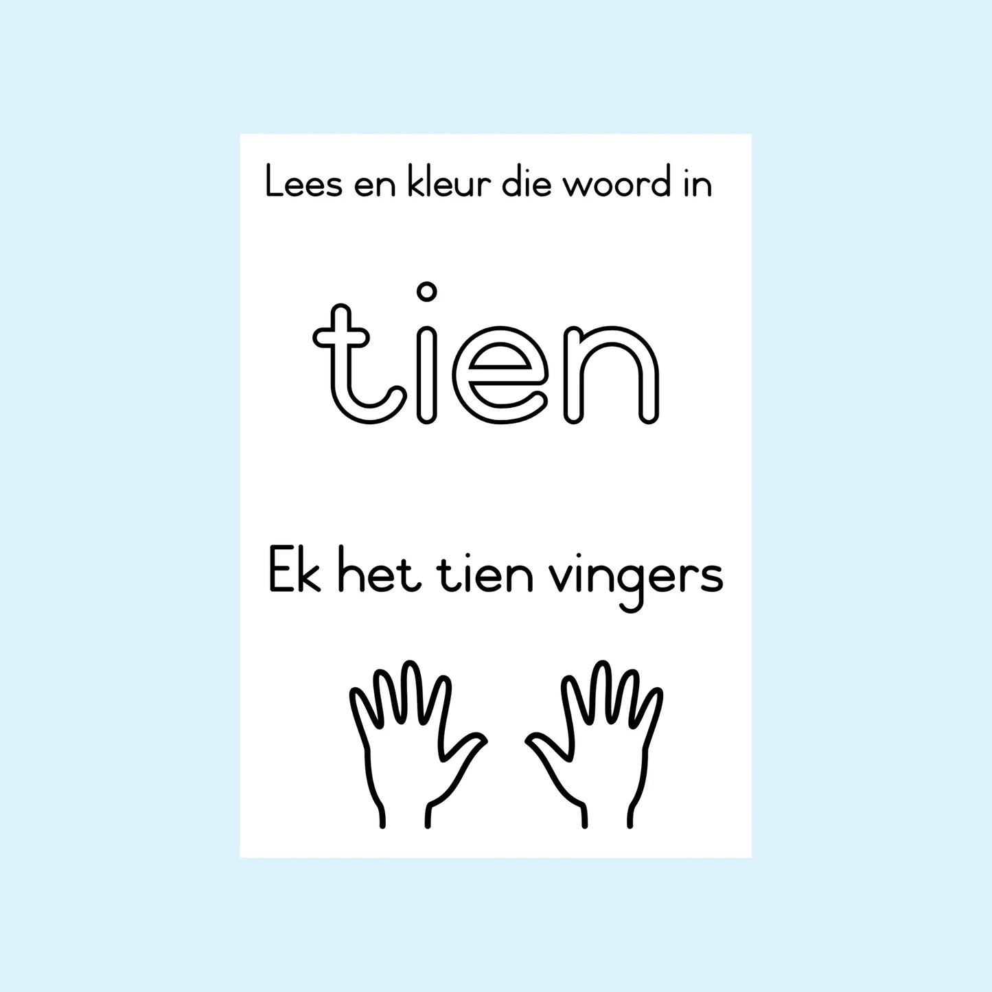 My getal 10 boek