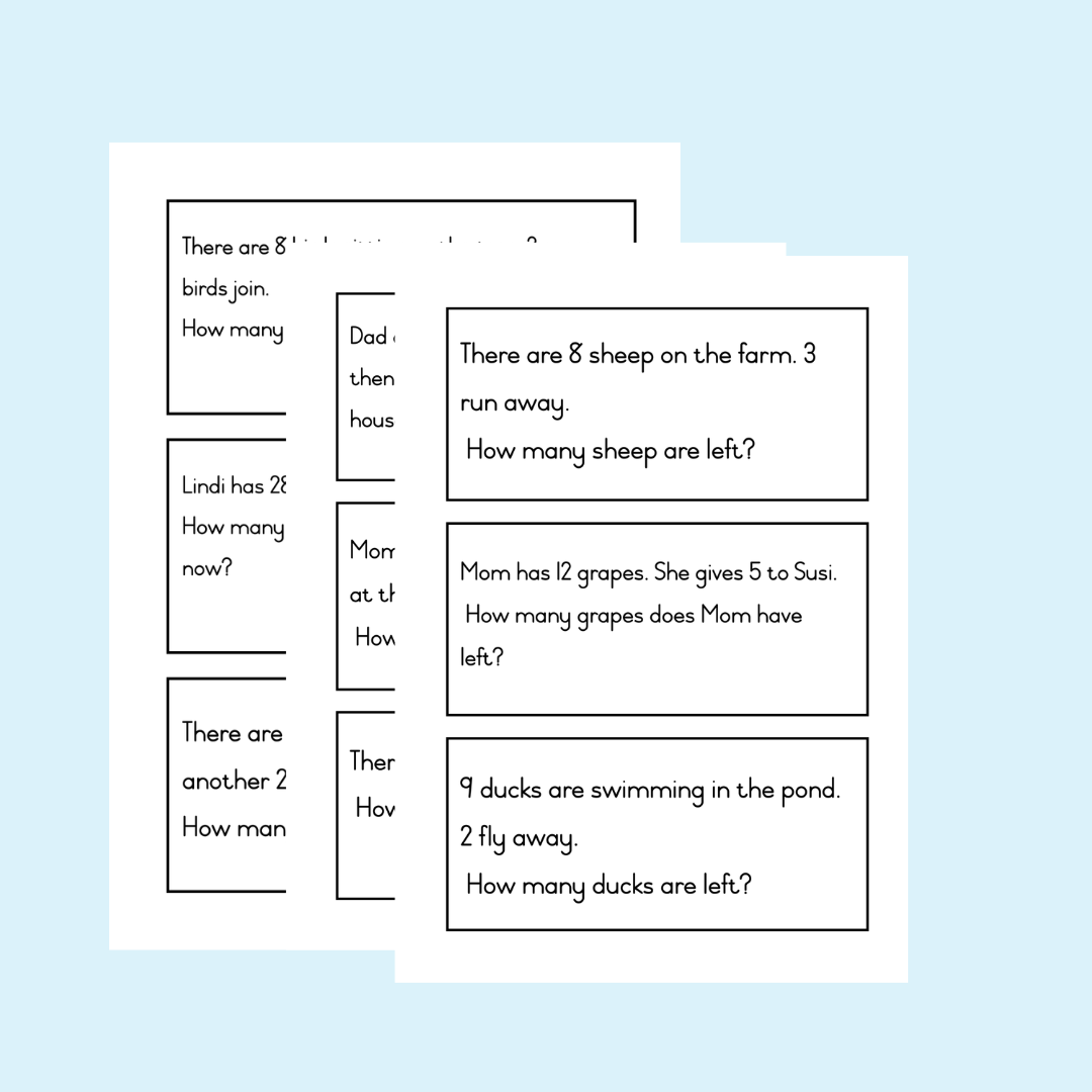Word Sum Flashcards