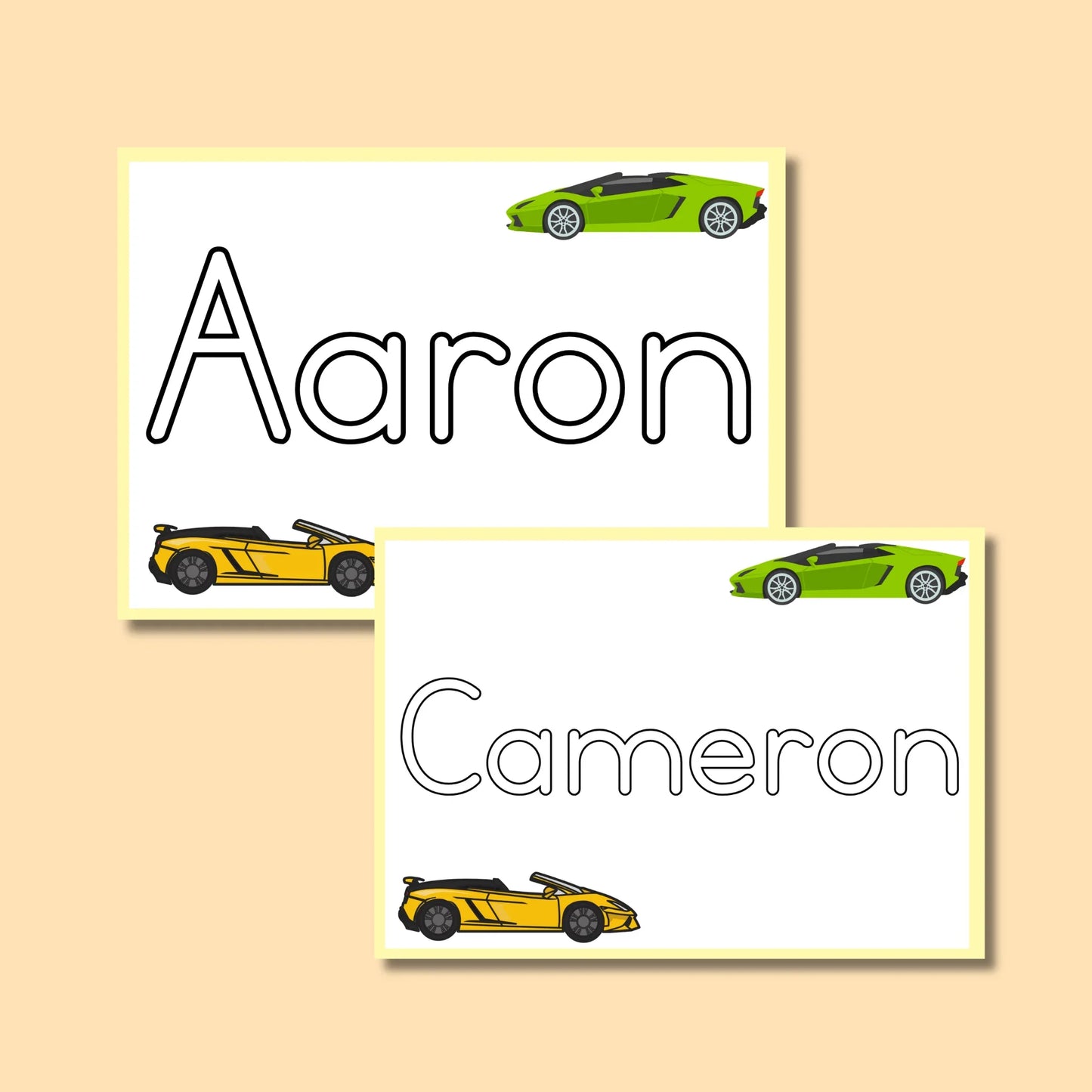 FREE Play Dough Name Mats (Editble)