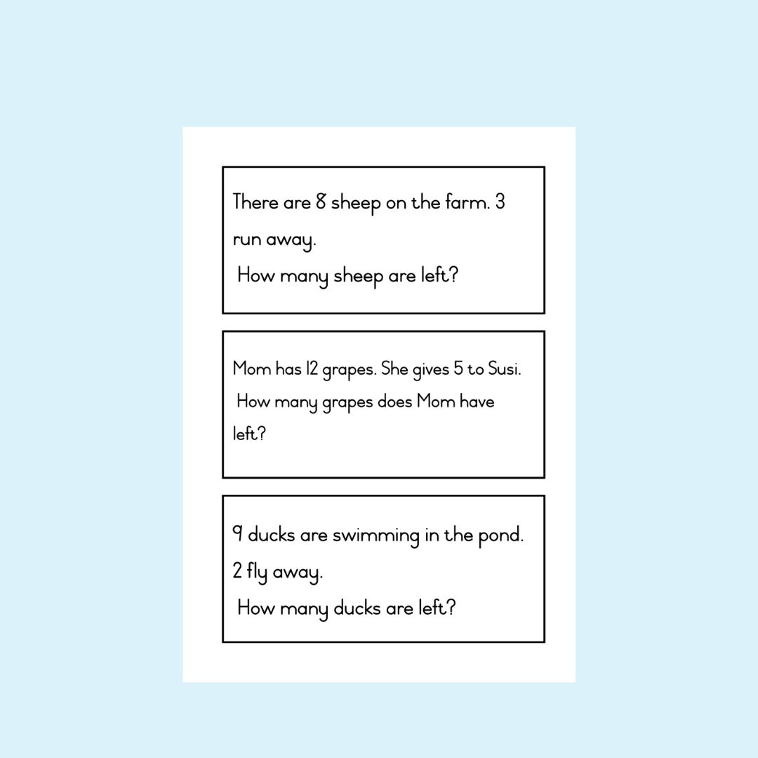 Word Sum Flashcards