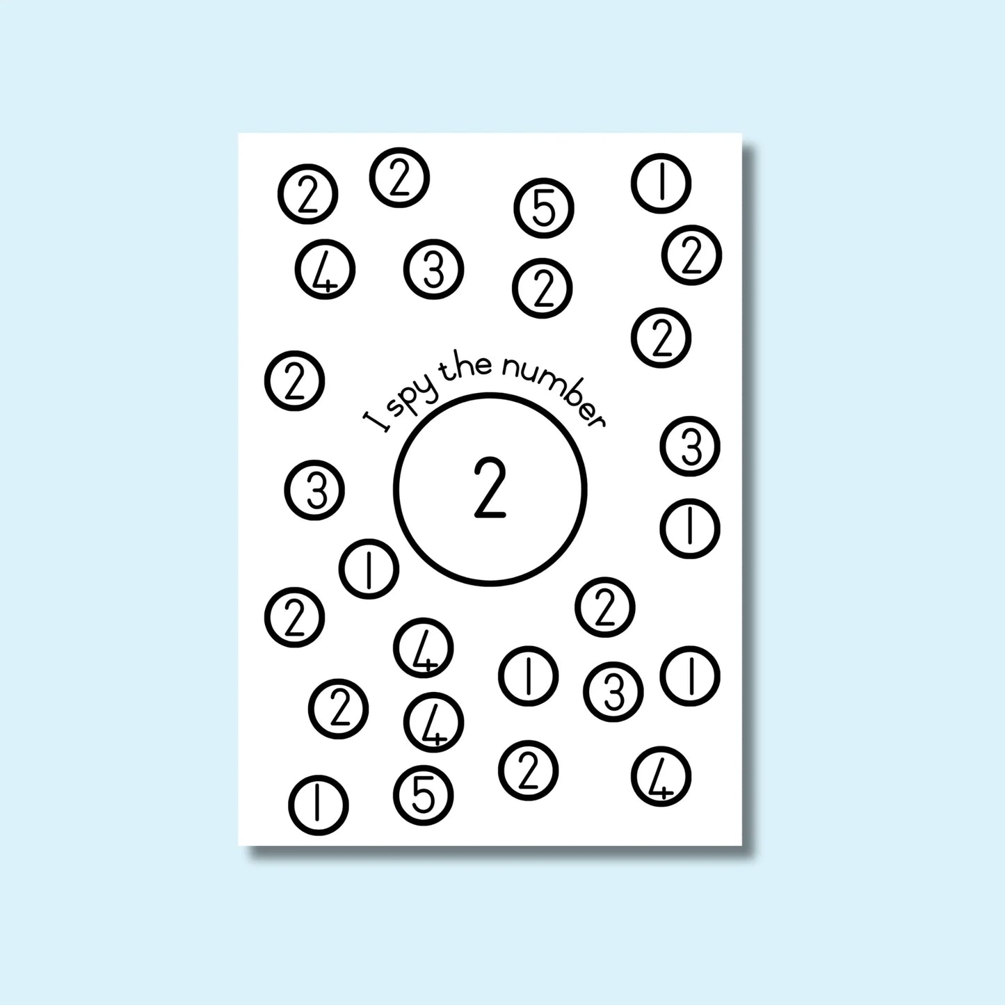 I sy number...(Play Dough Mats)
