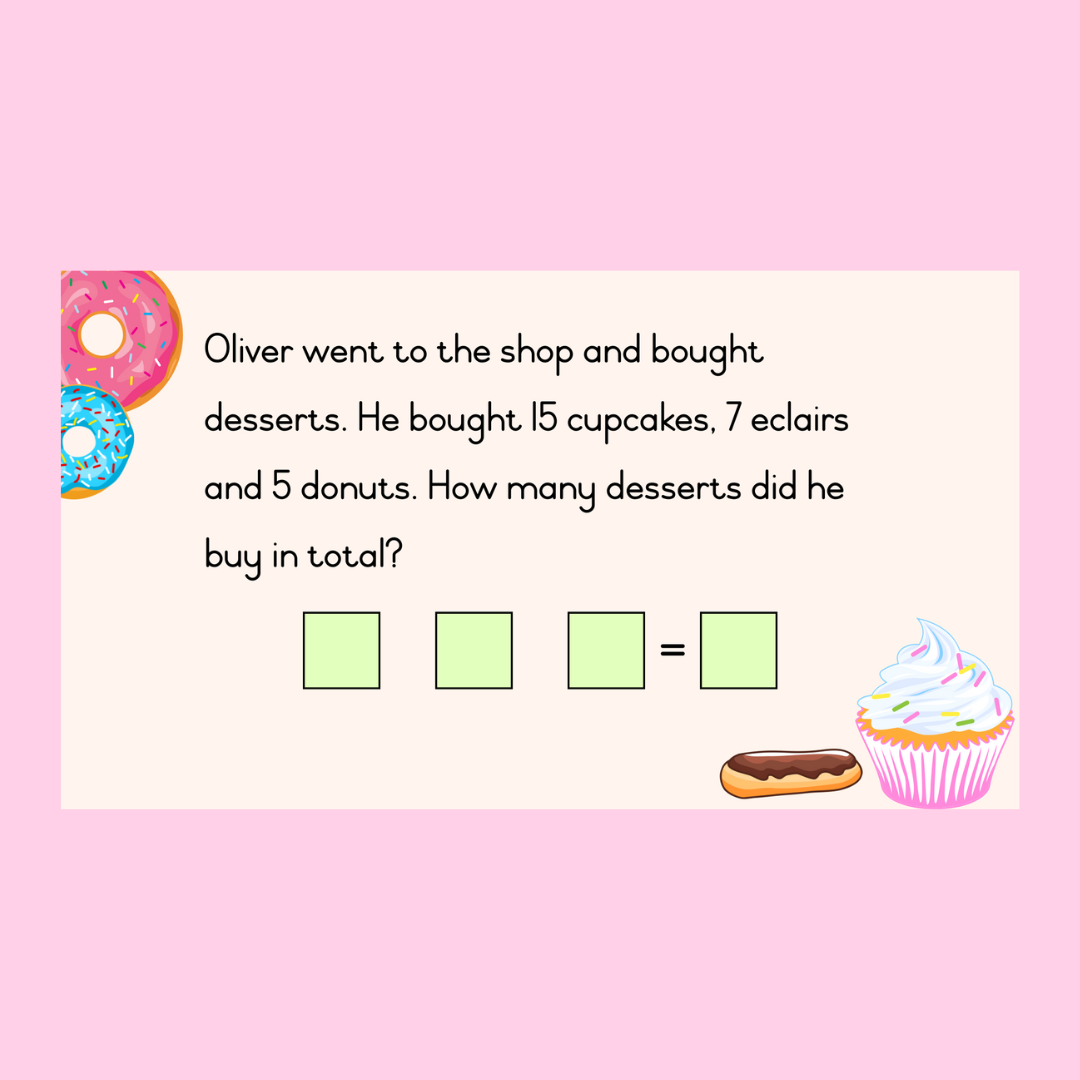 Word Problems PowerPoint (Numbers 1 to 50)