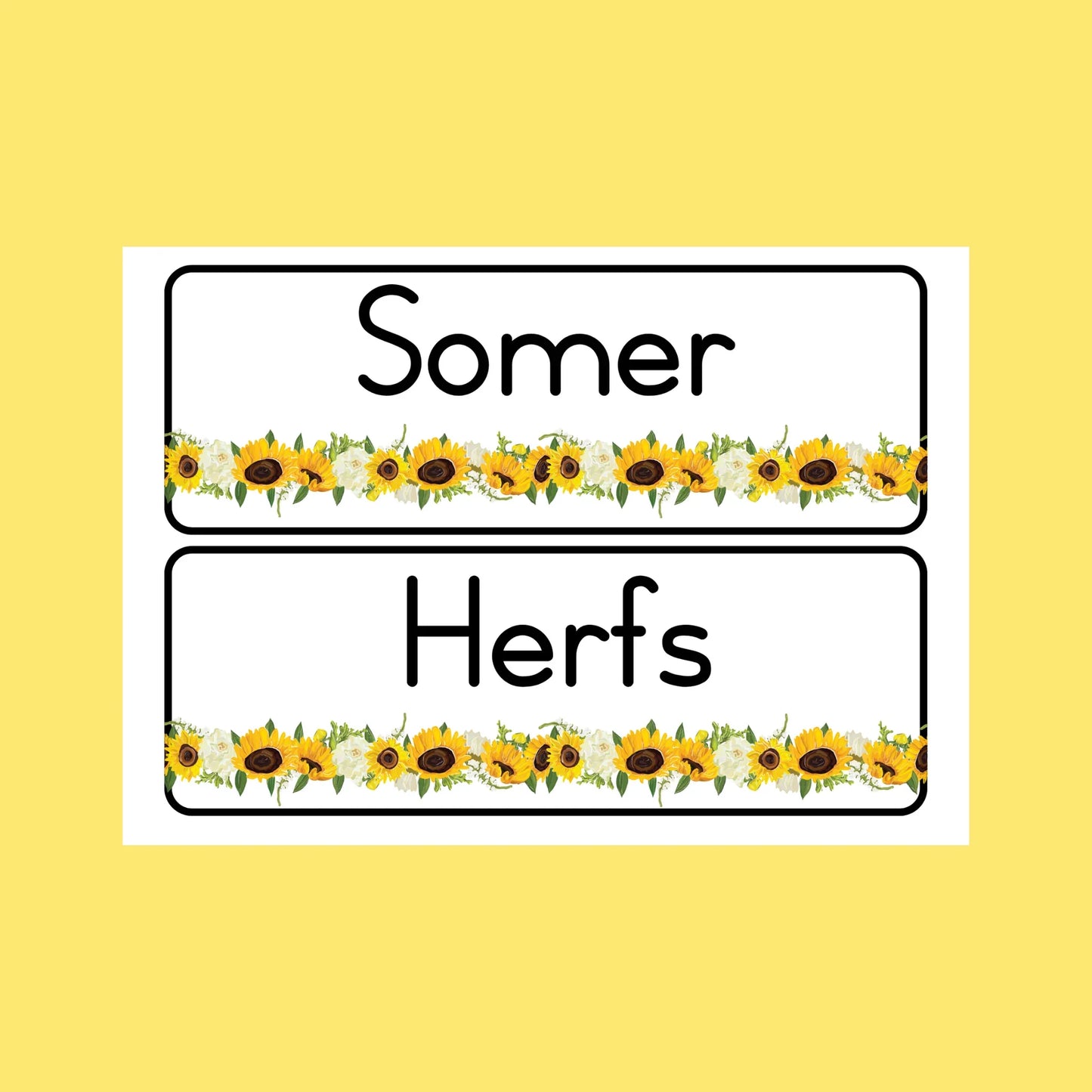 Sonneblom Klaskmer Tema