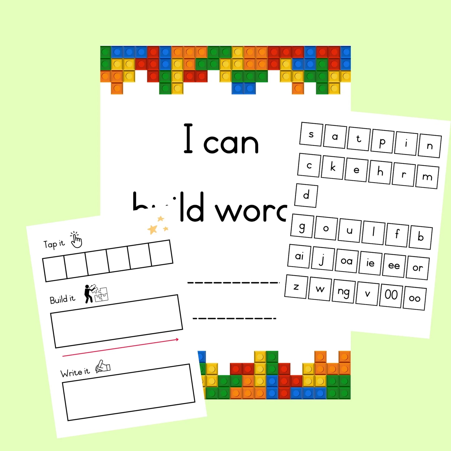 I CAN build words