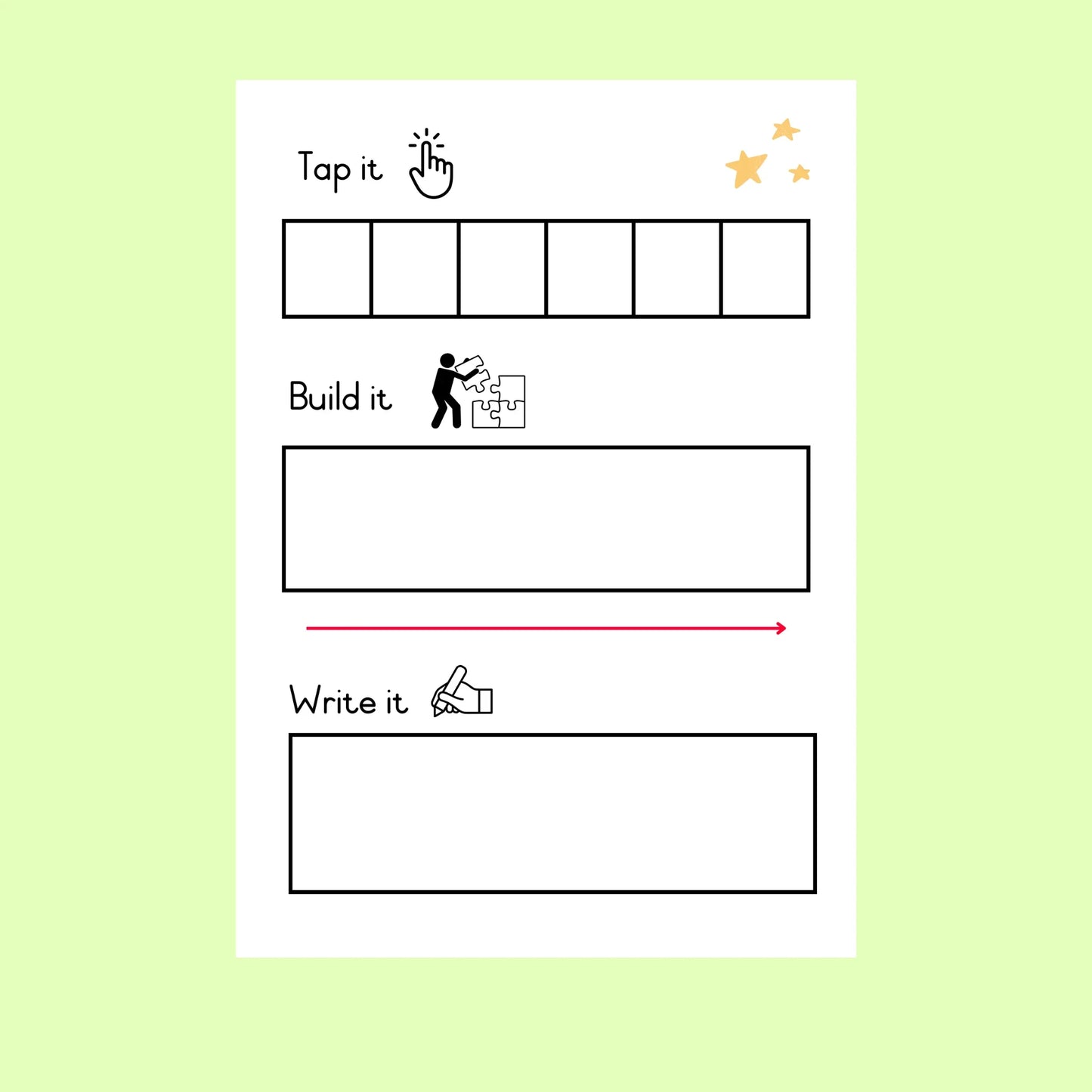 I CAN build words