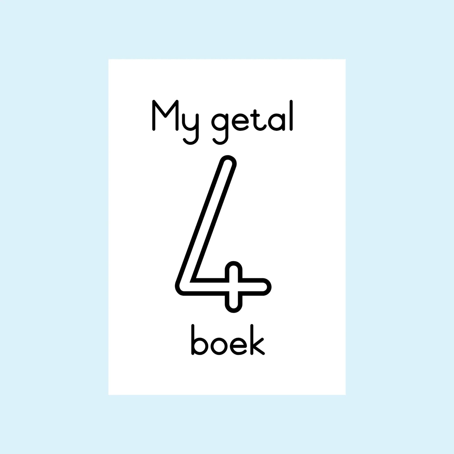 My getal 4 boek