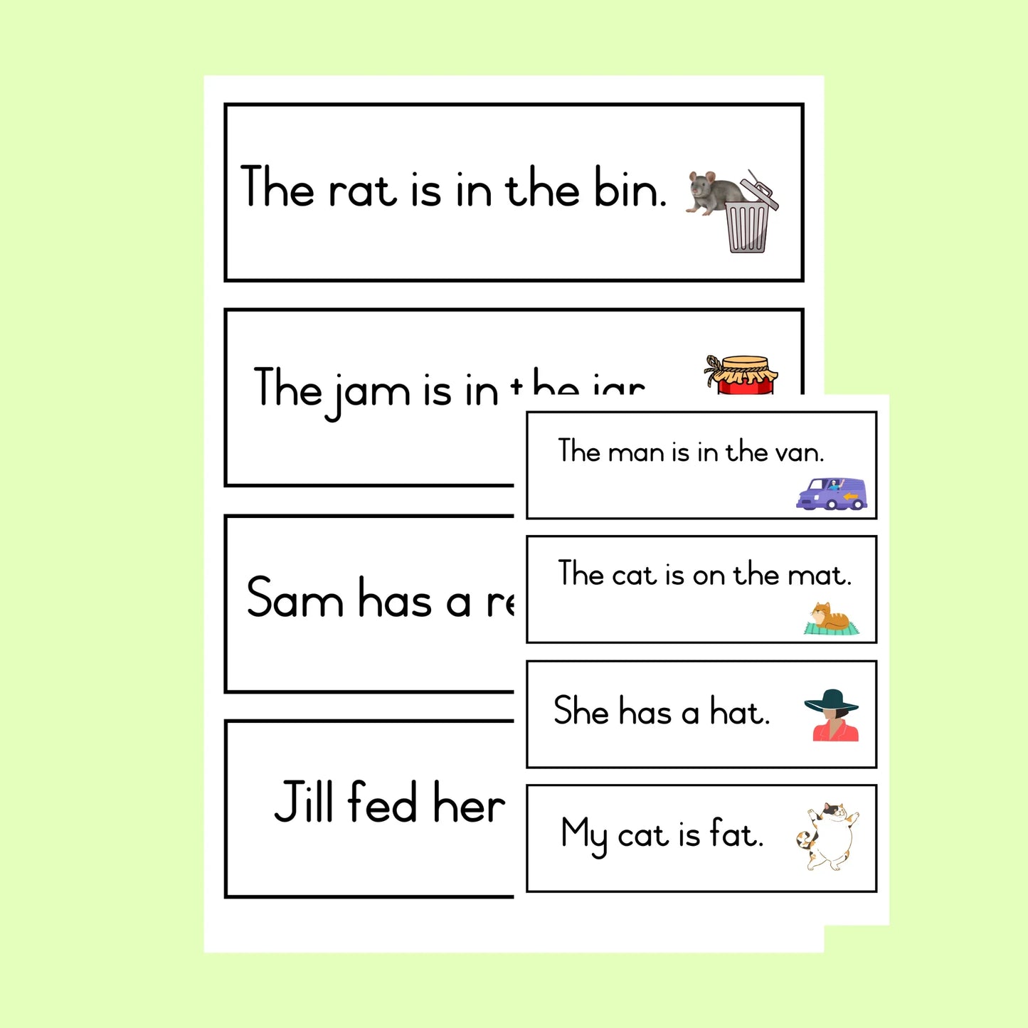 CVC Sentences