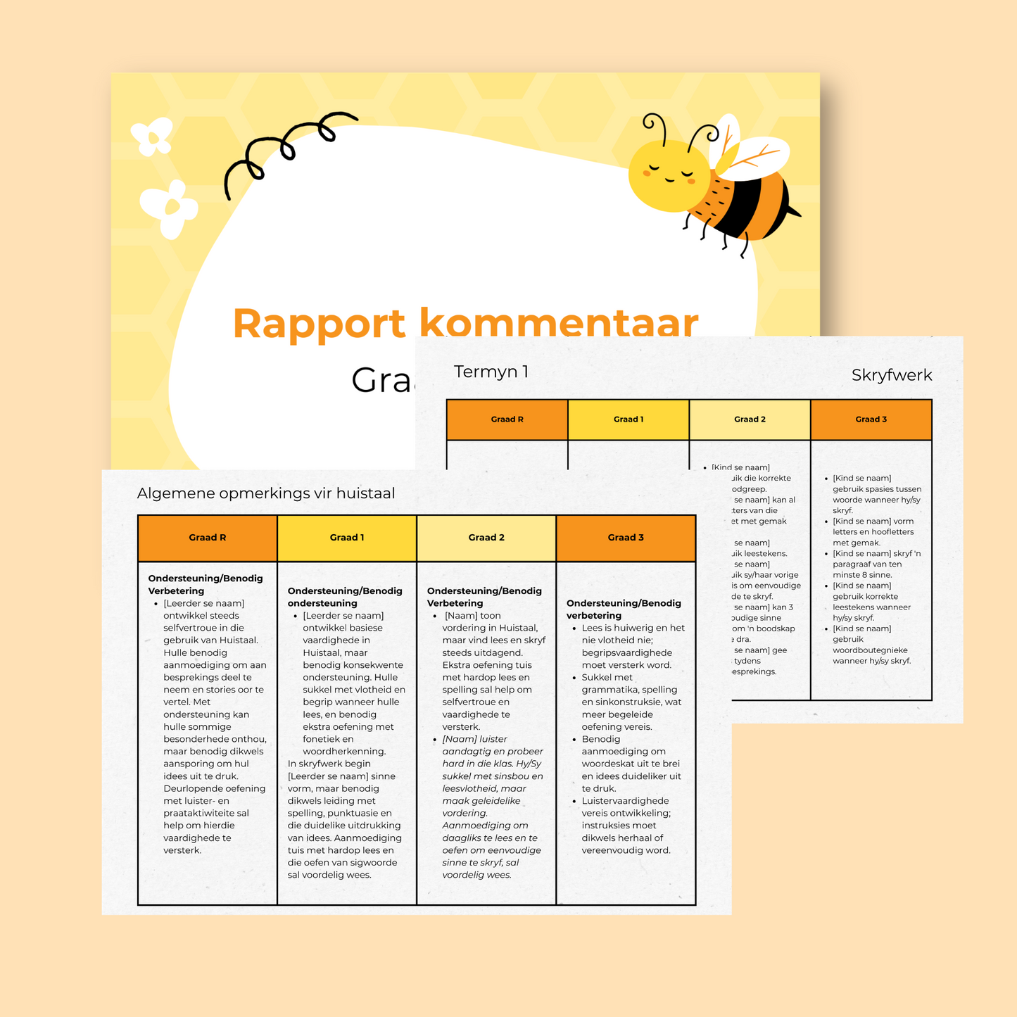 Rapport Kommentaar Graad R to 3