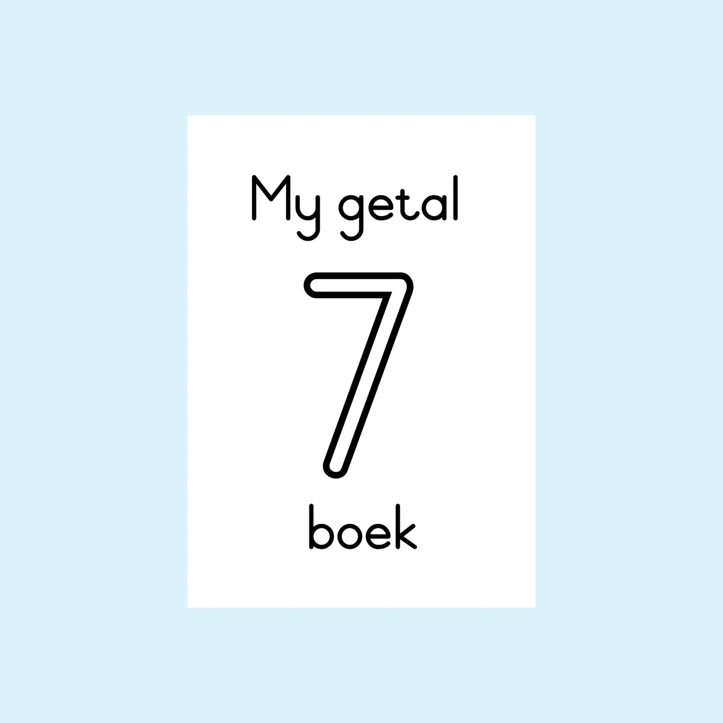 My getal 7 boek
