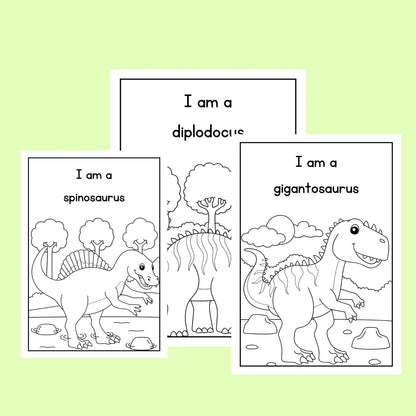 Dinsoaur colouring pages (FREE)