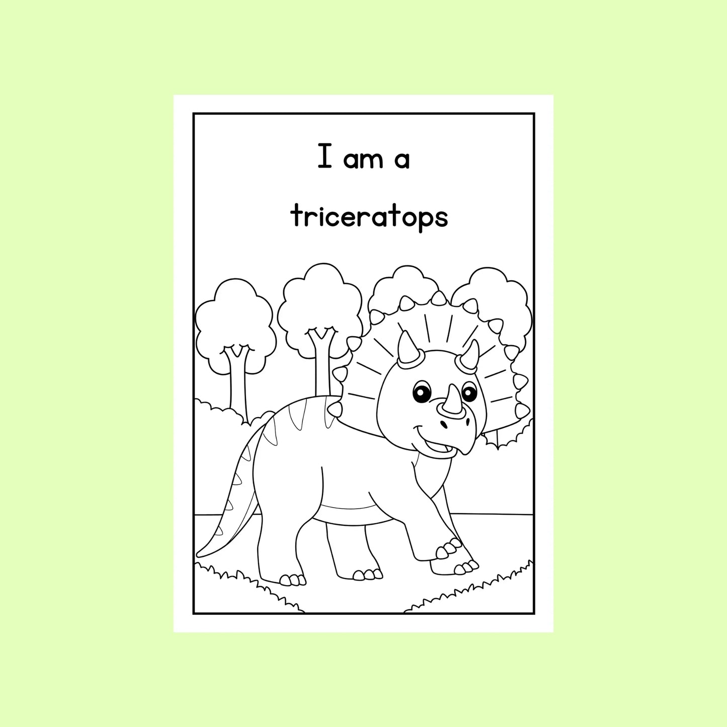 Dinsoaur colouring pages (FREE)