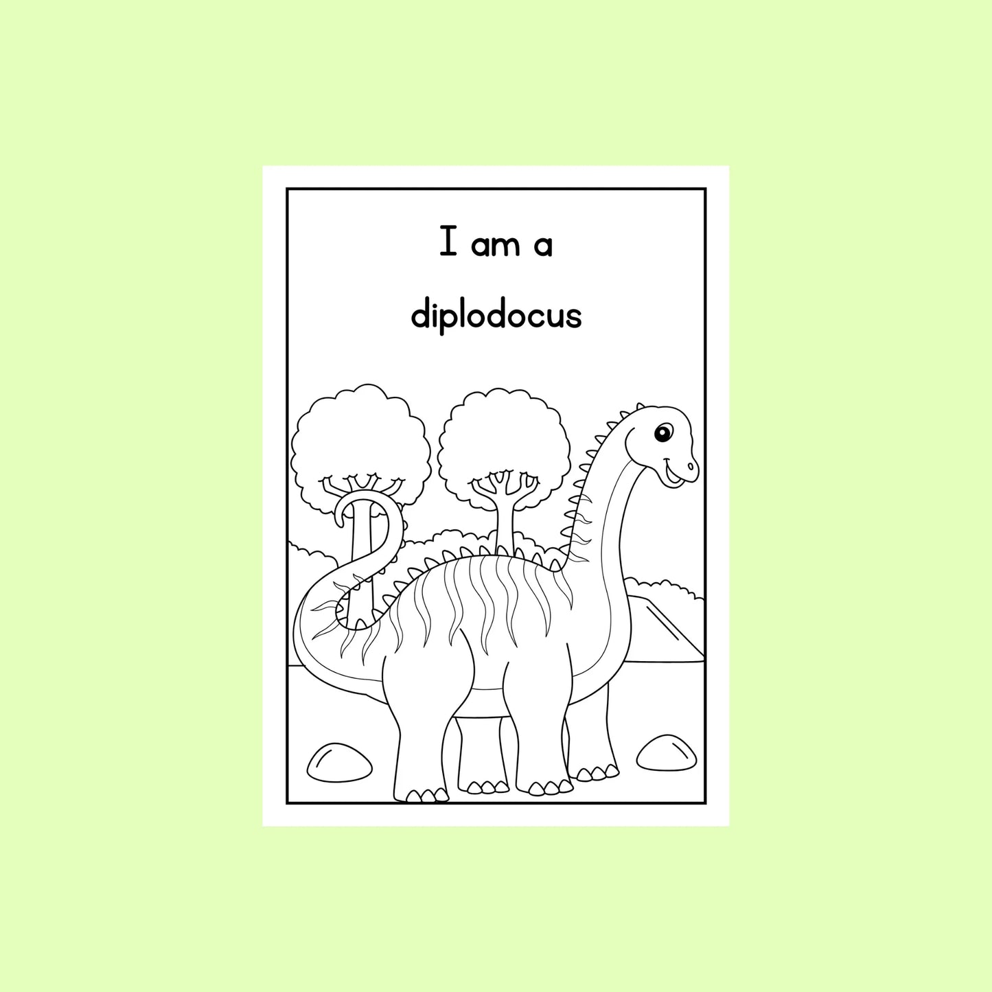 Dinsoaur colouring pages (FREE)