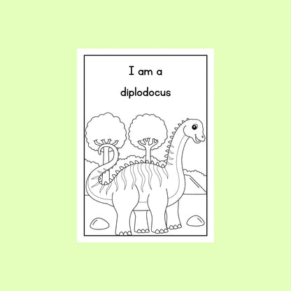Dinsoaur colouring pages (FREE)