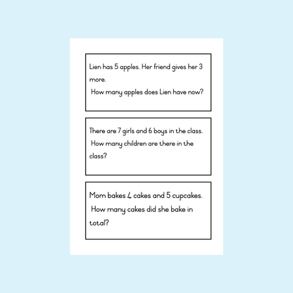 Word Sum Flashcards