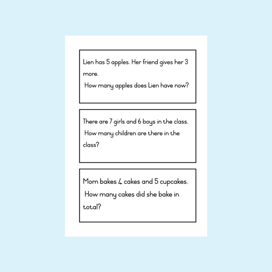 Word Sum Flashcards