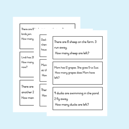 Word Sum Flashcards