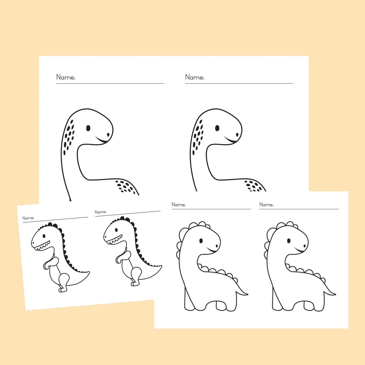 A5 Dinosaur Report Cover
