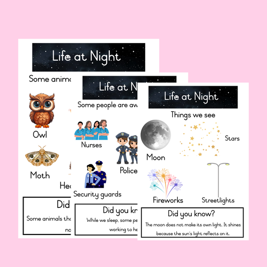 Life At Night Posters