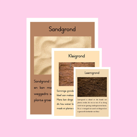 Tipes Grond Muurkaart