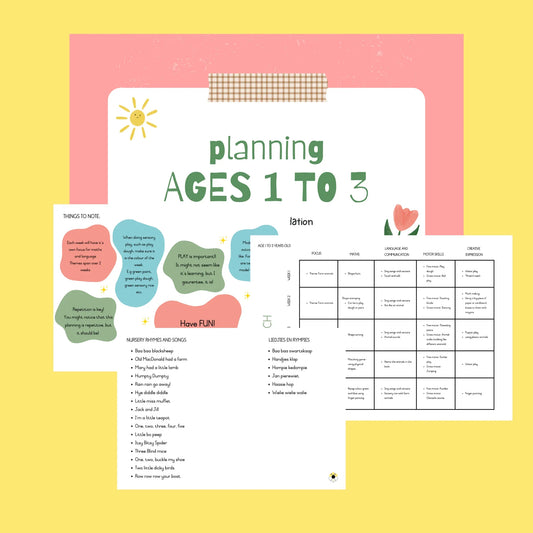 Age 1 to 3 Planning