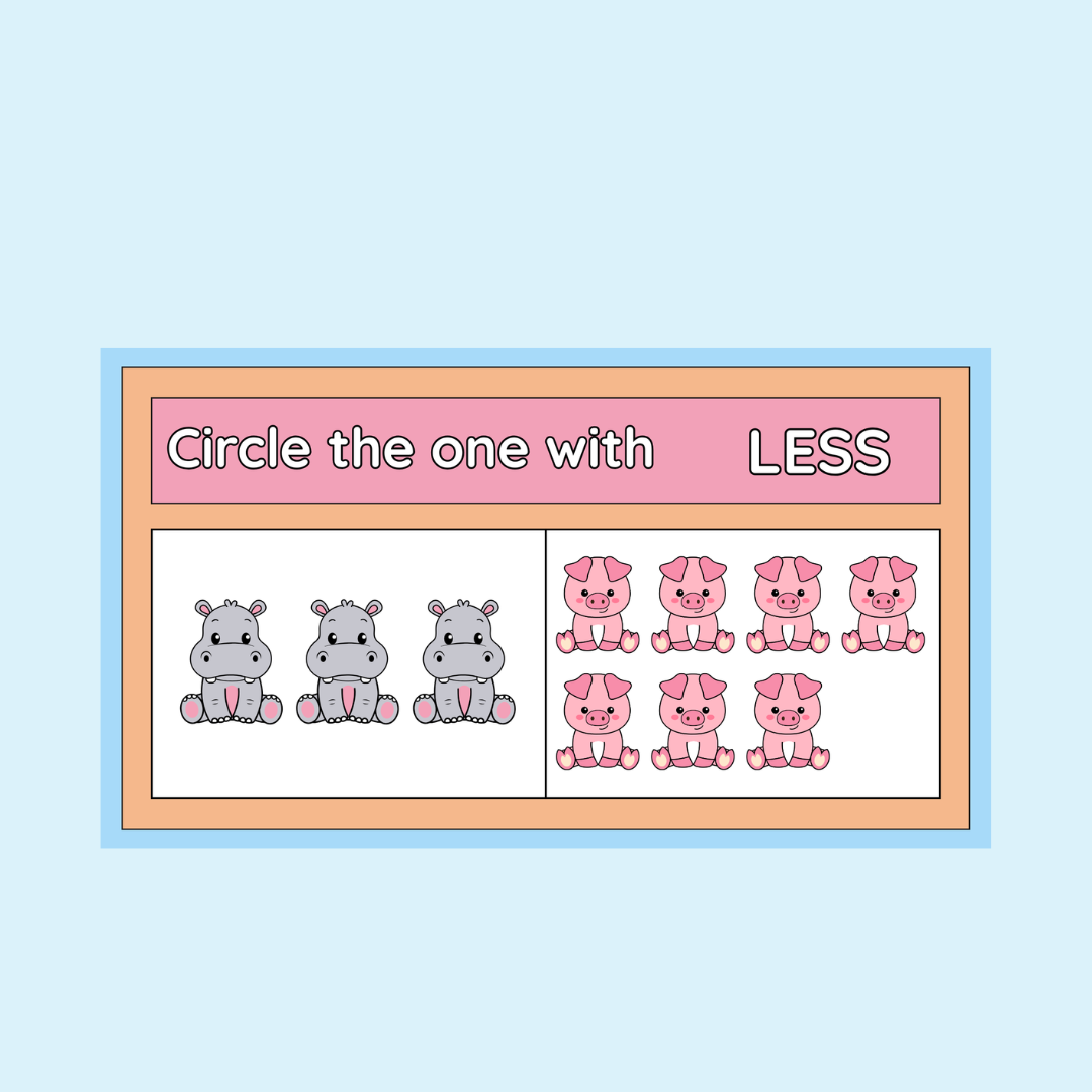 More and Less Powerpoint