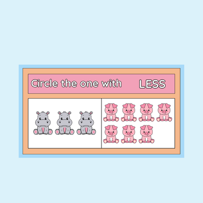 More and Less Powerpoint