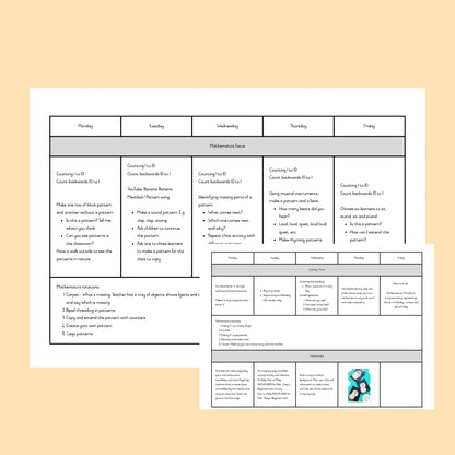 Winter Theme Lesson Plan