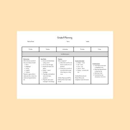 Winter Theme Lesson Plan
