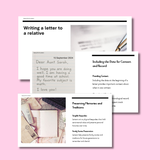 Writing A Letter PowerPoint