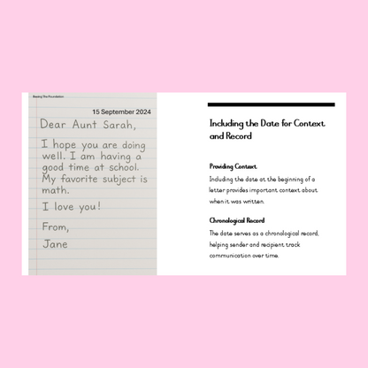Writing A Letter PowerPoint