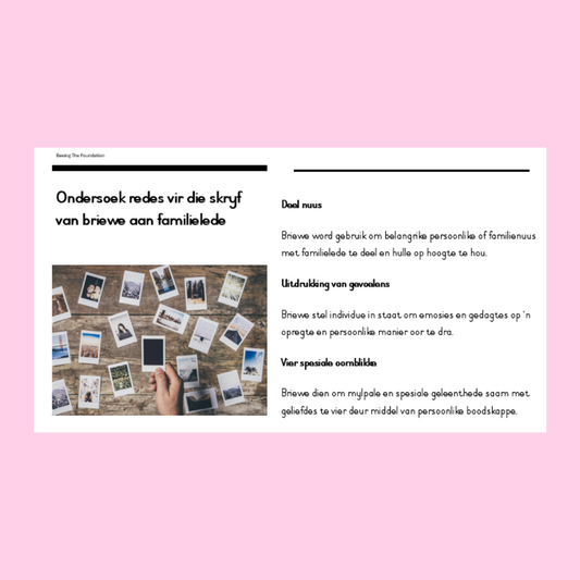 Skryf 'n Brief PowerPoint