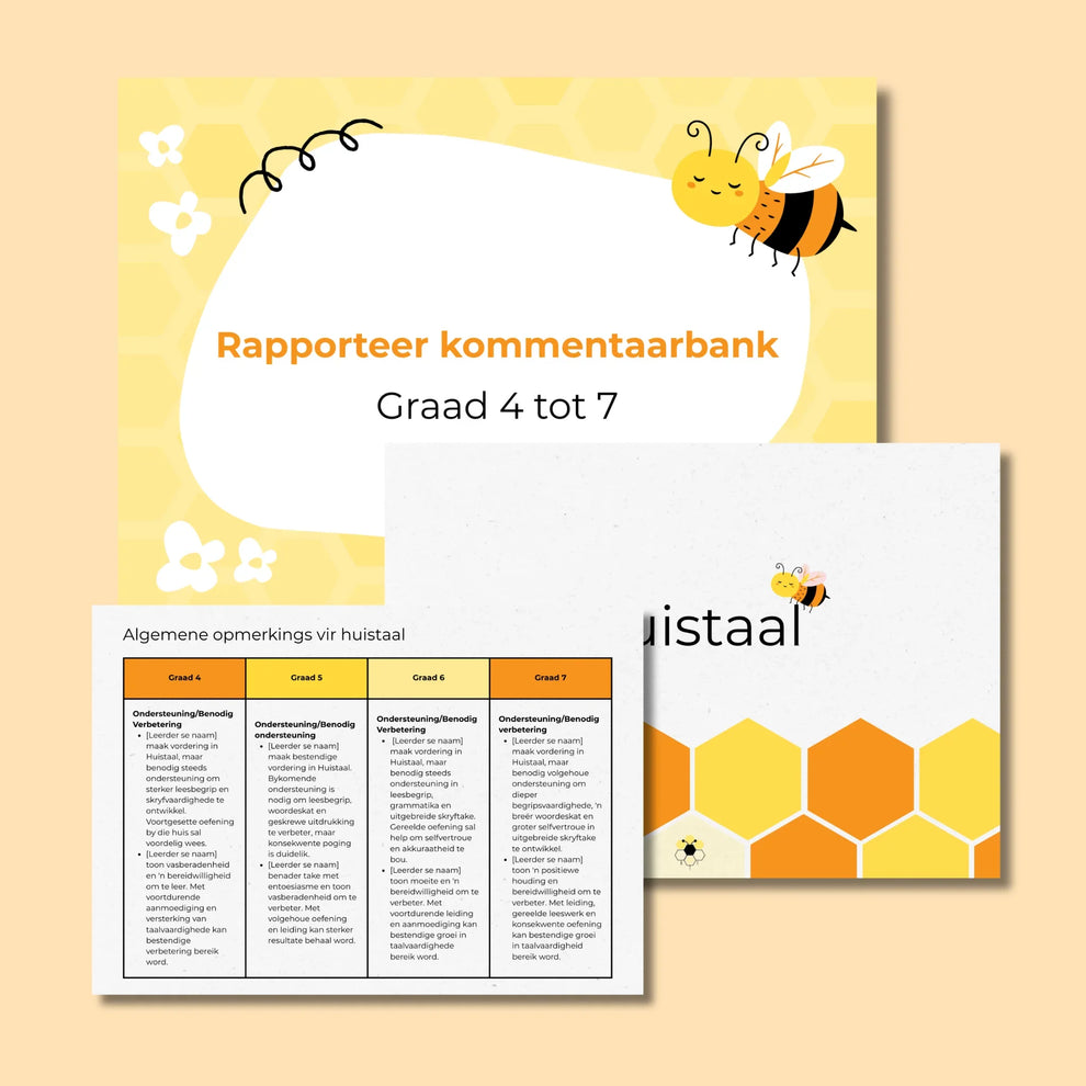 Rapport Komentaarbank Graad 4 tot 7 – Beeing The Foundation