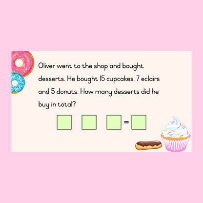 Word Problems PowerPoint (Numbers 1 to 50)