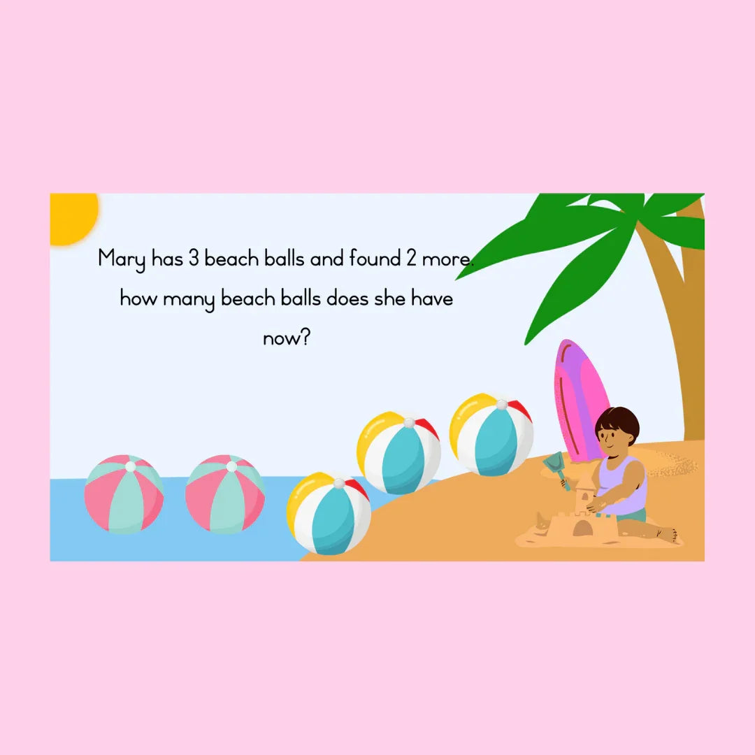 Addition Word Sums (Number 1 to 10)