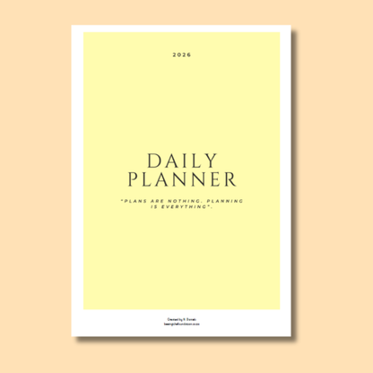 DAILY PLANNER (SUNSHINE)