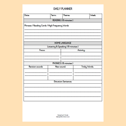 DAILY PLANNER (SIMPLICITY)