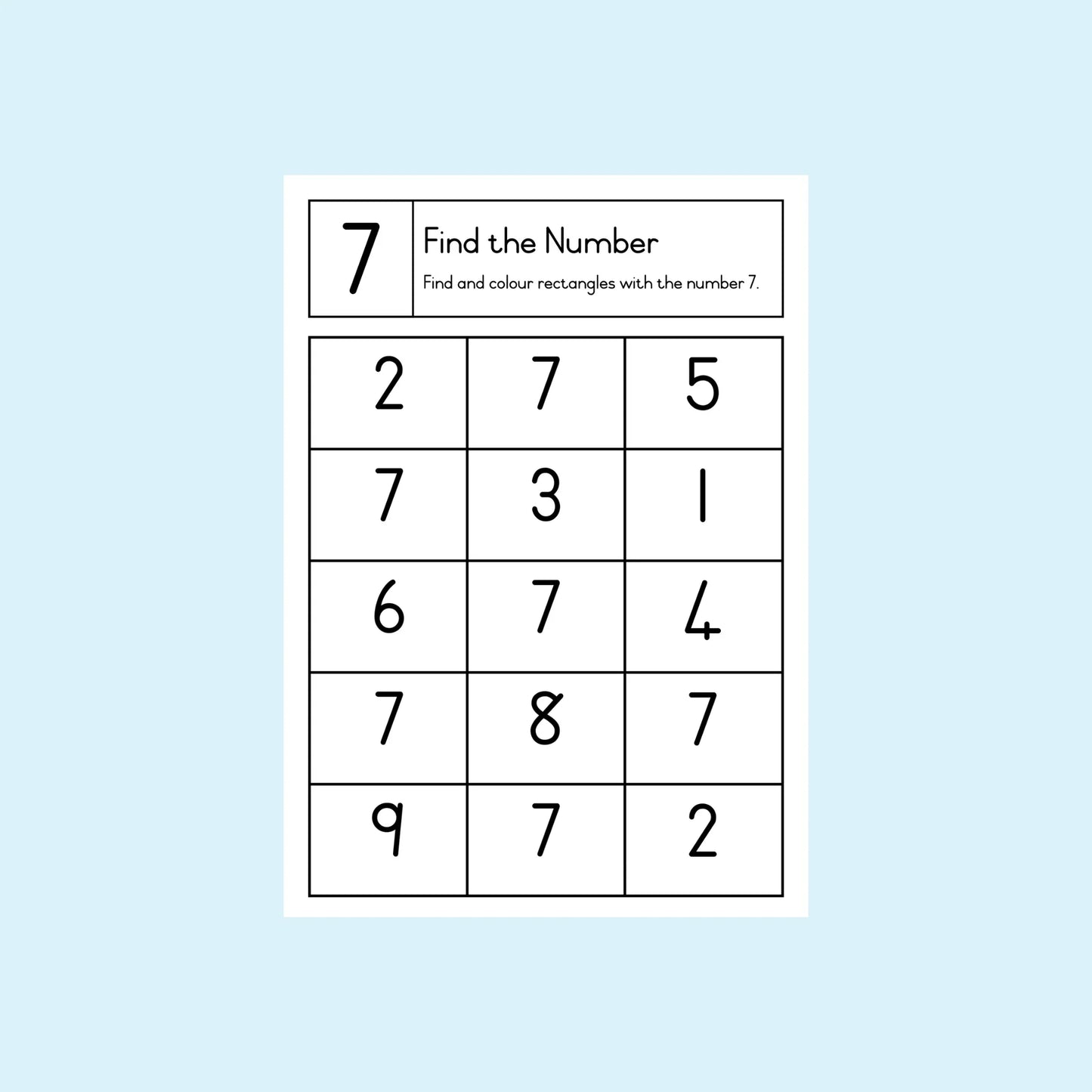 My Number Books