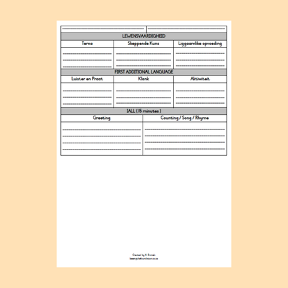 DAAGLIKSE BEPLANNER (GROOVY)