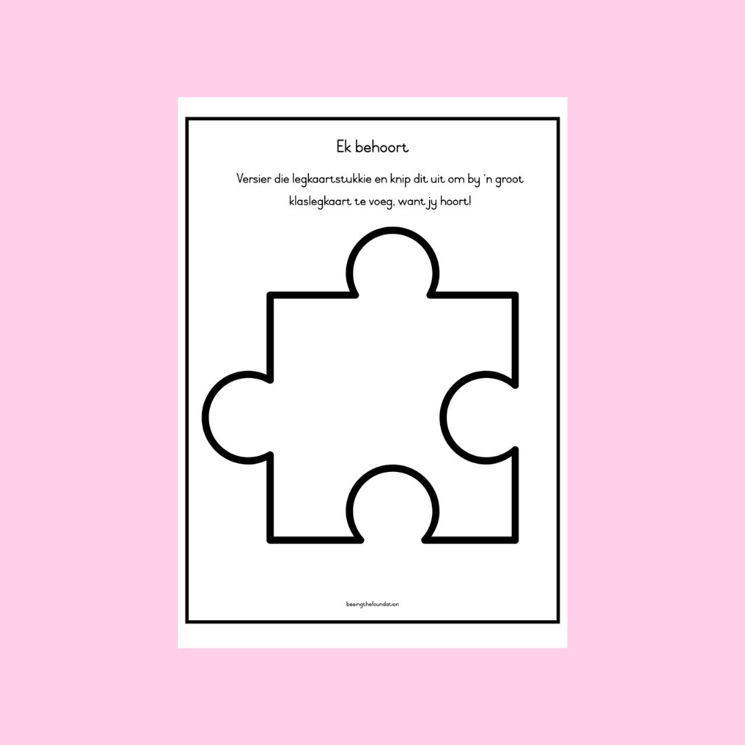 Ons eerste week by die skool