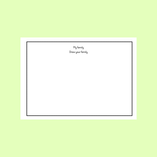 Draw your family template